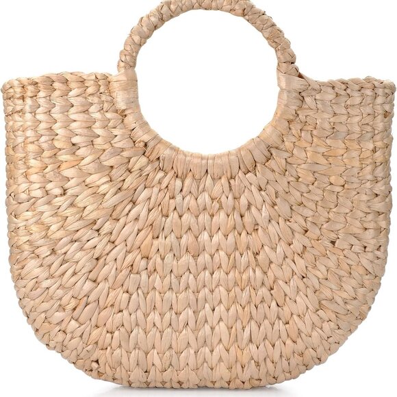 Woven Straw Bags Summer Beach Tote Bag for Women
